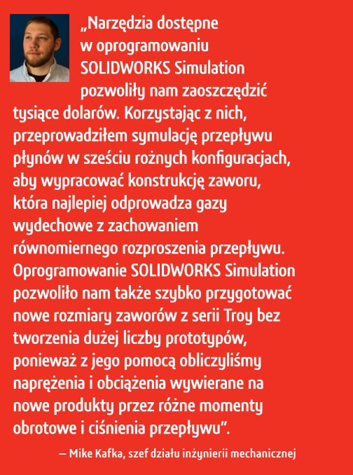 Rozwiązania SOLIDWORKS 3D CAD CAE CFD PDM Case Study opinie